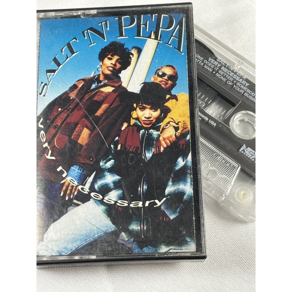 Salt N Pepa Cassette Very Necessary TESTED WORKS 1993 London Records Groove Me